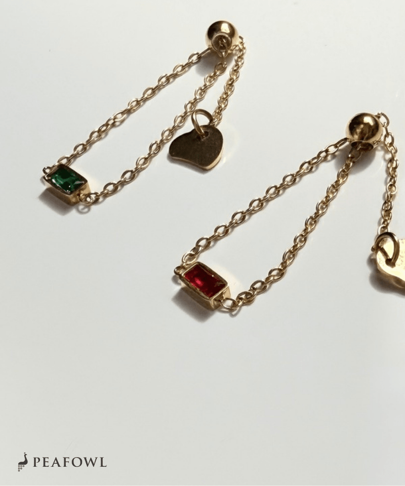 Slider Chain Ring - peafowl
