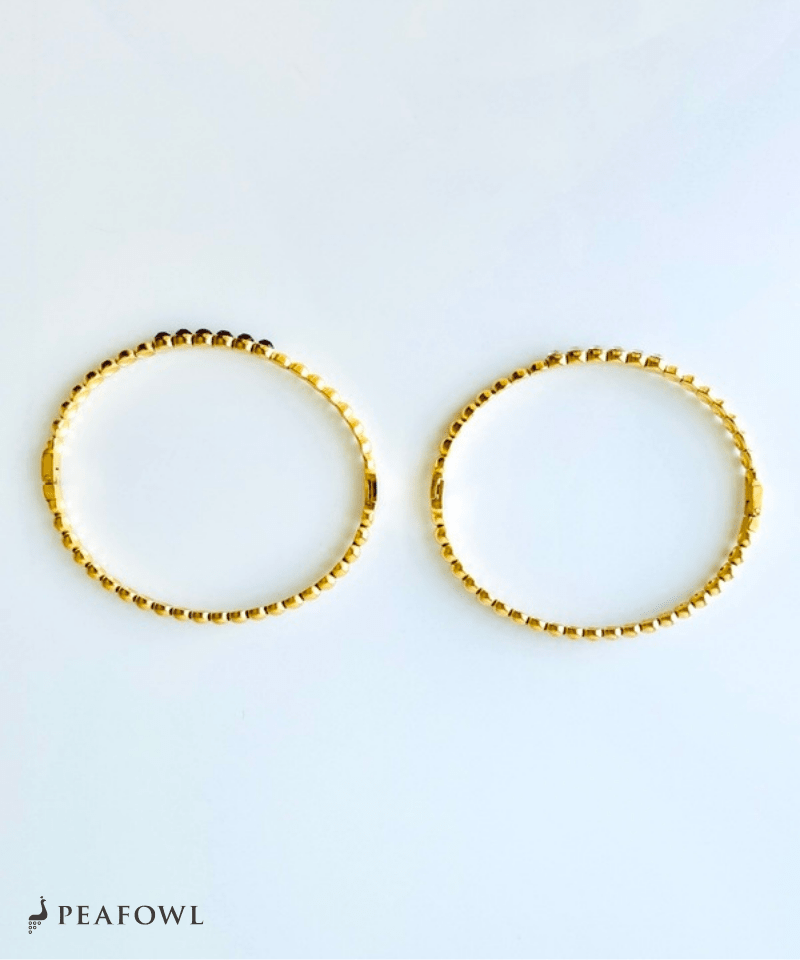 Stone Link Bangle - peafowl