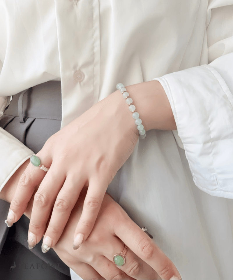 Stone Link Bracelet - peafowl