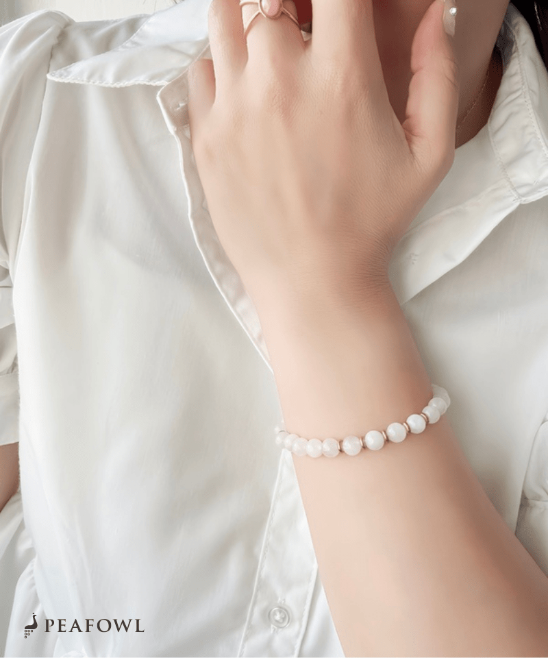Stone Link Bracelet - peafowl