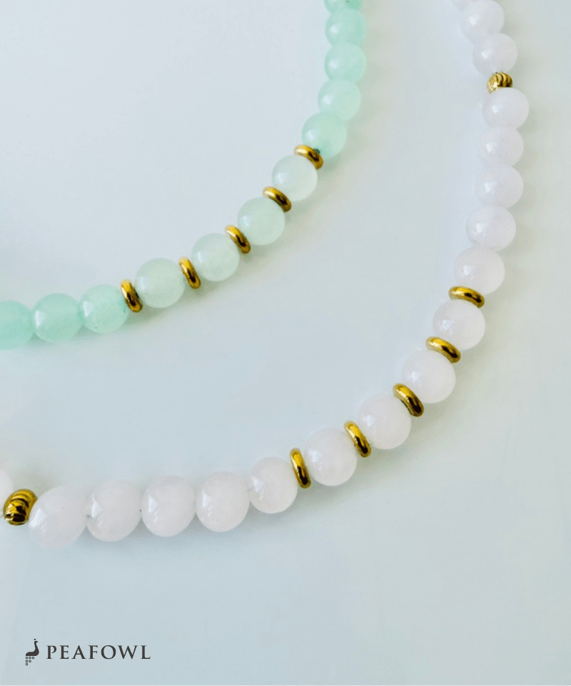Stone Link Bracelet - peafowl