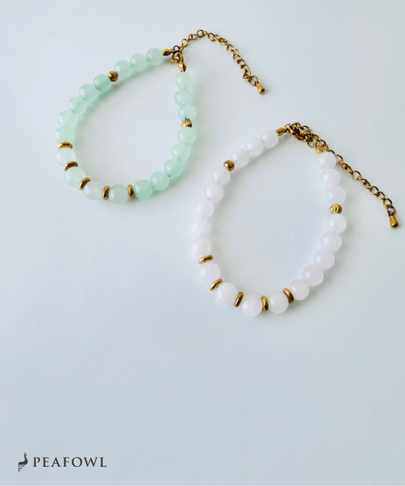 Stone Link Bracelet - peafowl