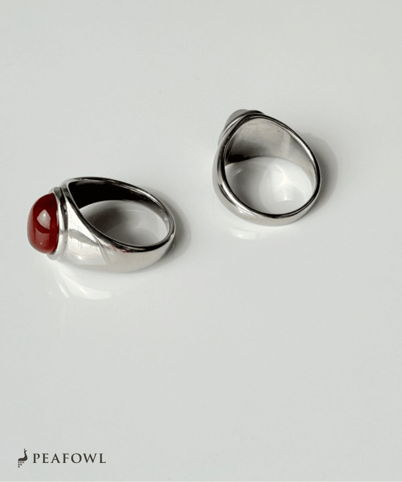 Urban Stone Ring - peafowl