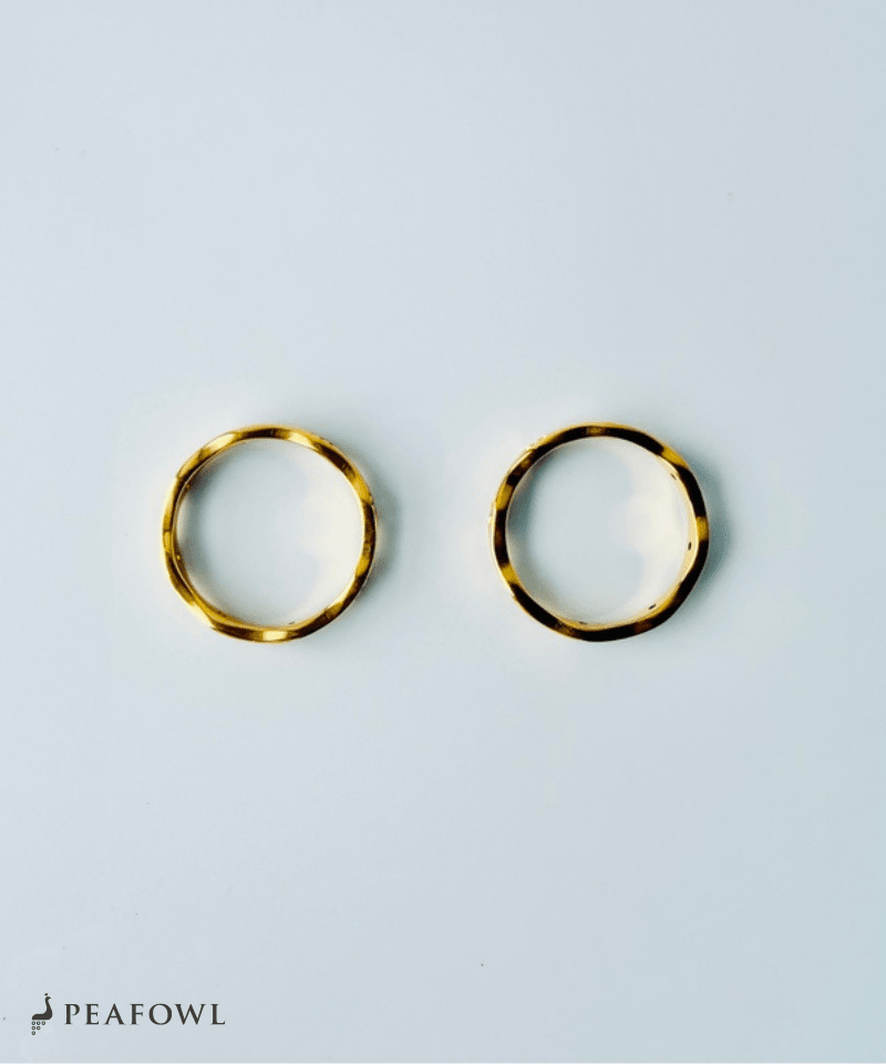 Wave Stone Ring - peafowl